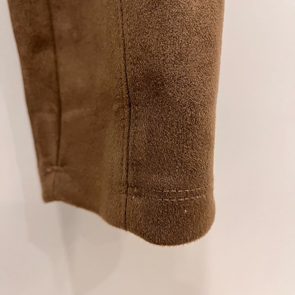 Joe Fresh Brown Faux Suede Leggings Size Medium | Color: Brown/Tan - Picture 2 of 6